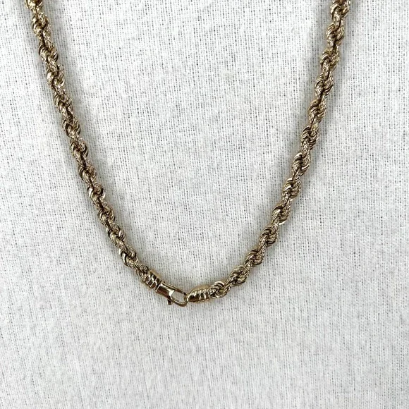 CHANEL 2010 Sweater Womens 34 Black Chain Details Open Cardigan Cotton Chunky - Picture 14 of 16